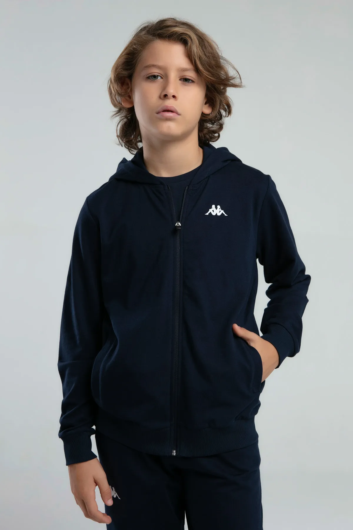 Mavi Authentic Jeffery Erkek Çocuk Lacivert Regular Fit Fermuarlı Eşofman Üstü