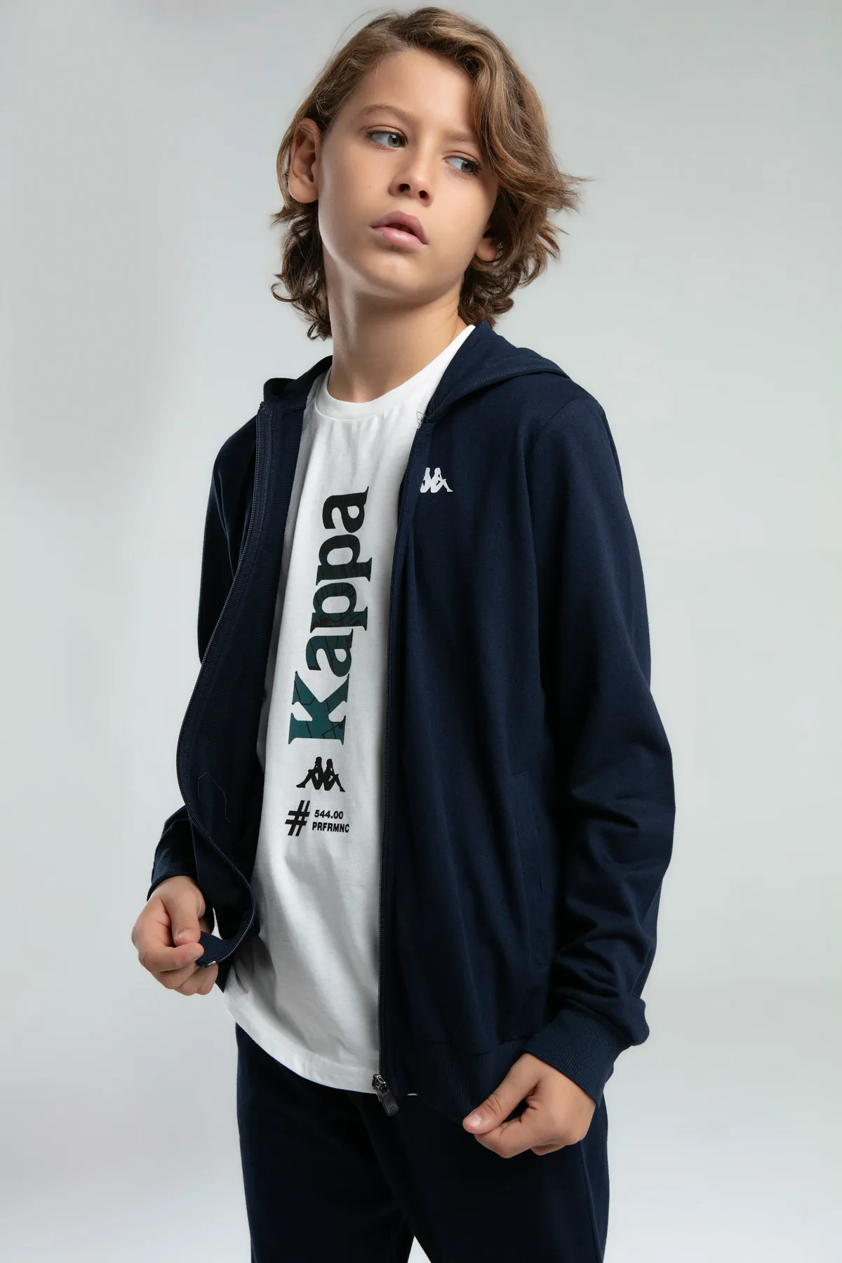 Mavi Authentic Jeffery Erkek Çocuk Lacivert Regular Fit Fermuarlı Eşofman Üstü