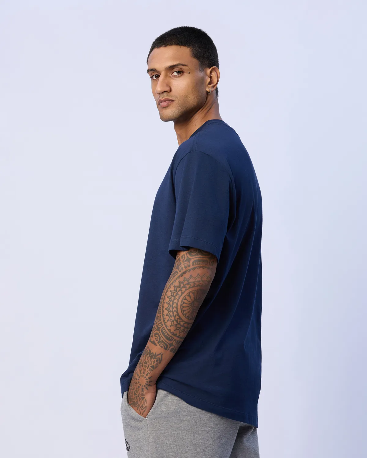 Mavi Merlin Erkek Lacivert Oversize Tişört