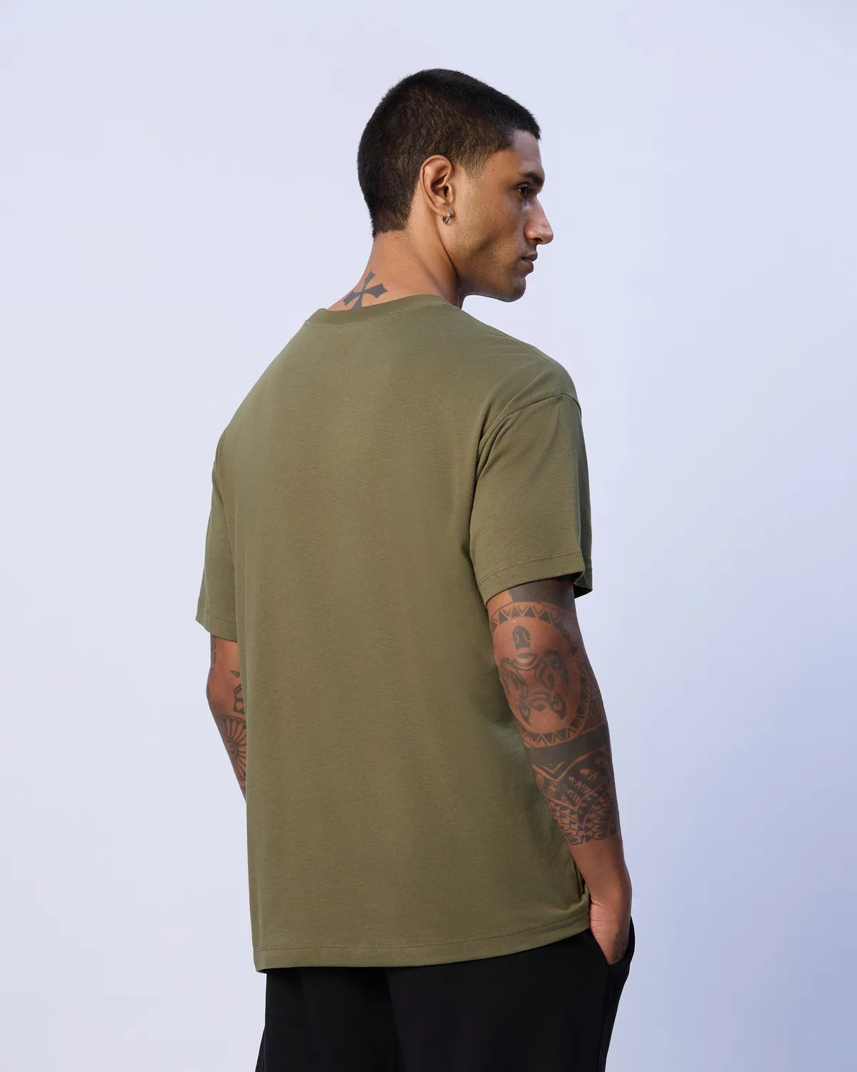 Yeşil Lorenzo Erkek Yeşil Regular Fit Tişört