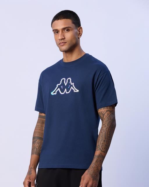 Mavi Lorenzo Erkek Lacivert Regular Fit Tişört - KAPPA® Türkiye