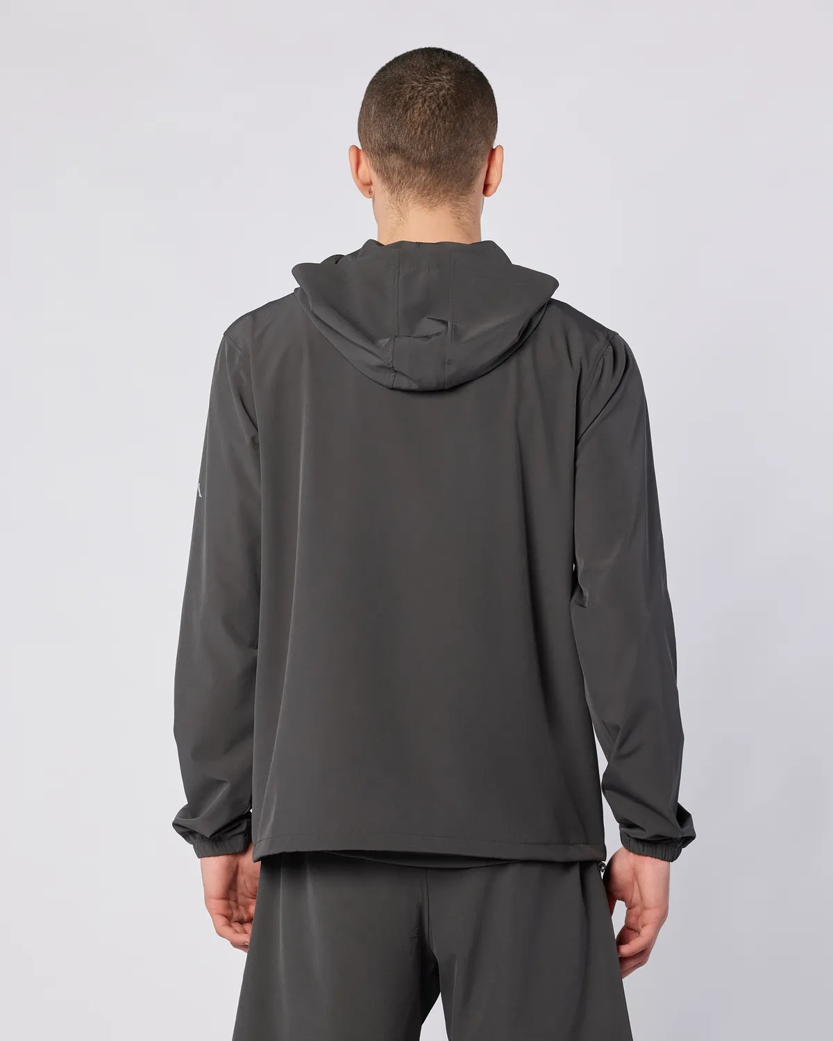 Siyah Fastina Full Zip Erkek Antrasit Regular Fit Fermuarlı Eşofman Üstü