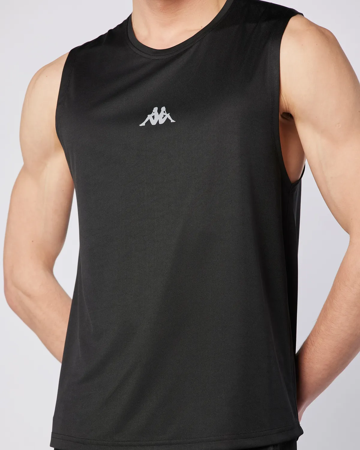 Siyah Fastina Tank Erkek Siyah Regular Fit Atlet