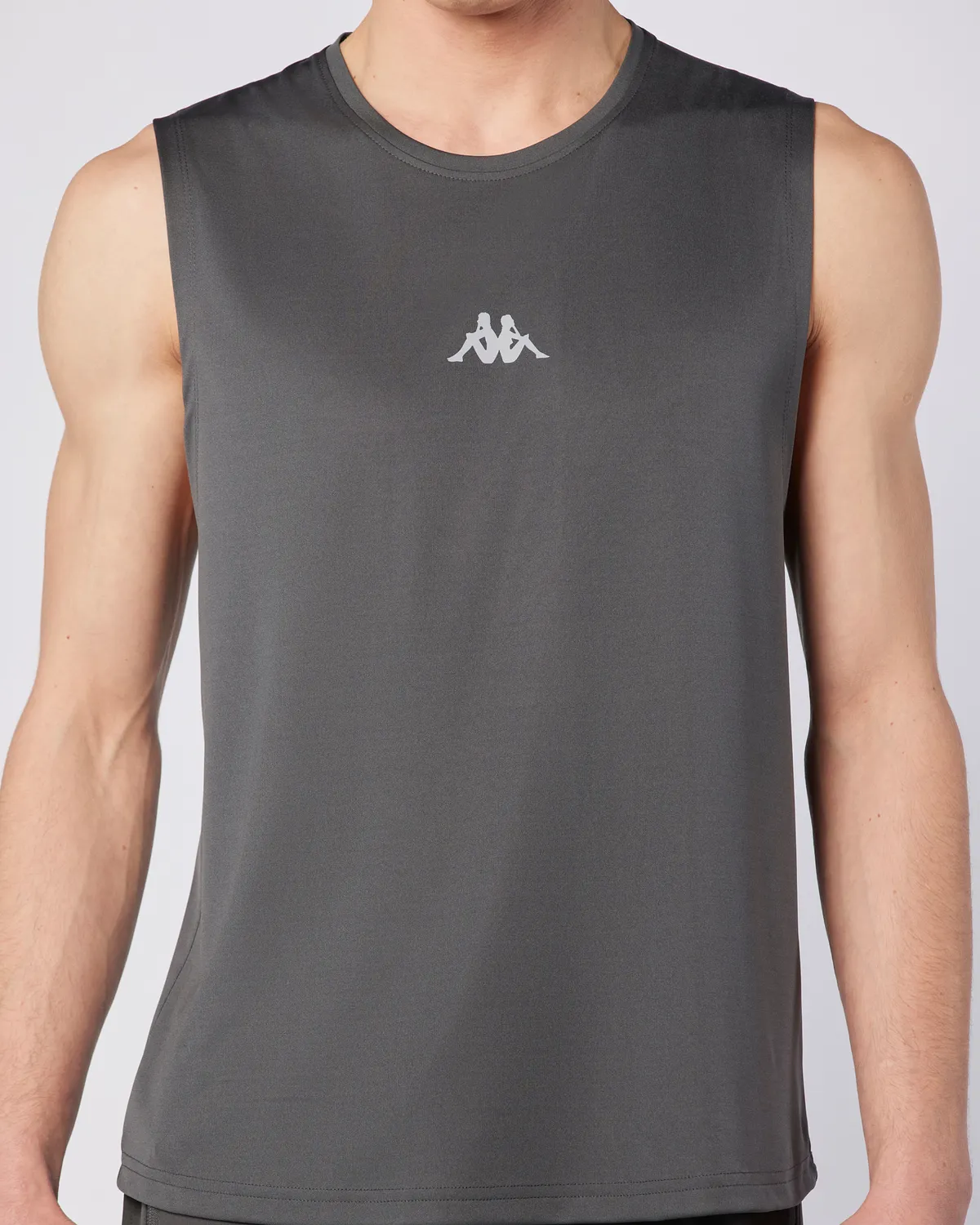 Gri Fastina Tank Erkek Gri Regular Fit Atlet