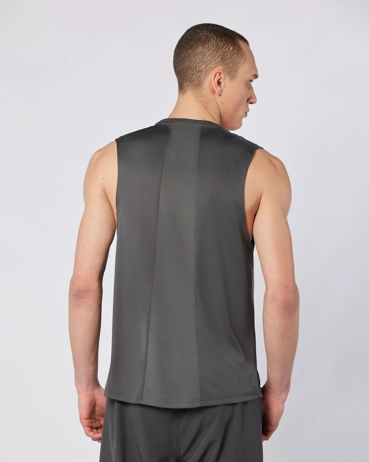 Gri Fastina Tank Erkek Gri Regular Fit Atlet