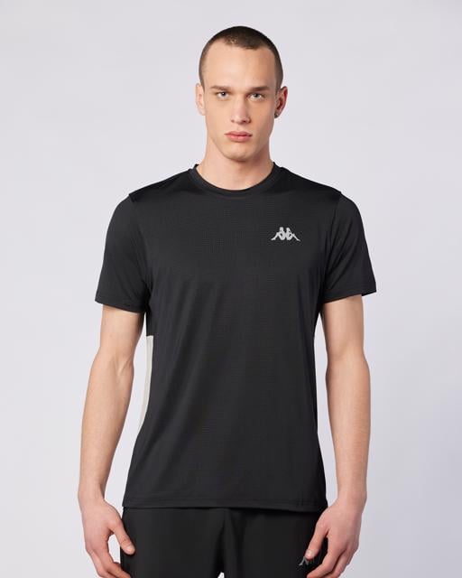 Siyah Midtown Tee Erkek Siyah-Gri Regular Fit Tişört - KAPPA® Türkiye