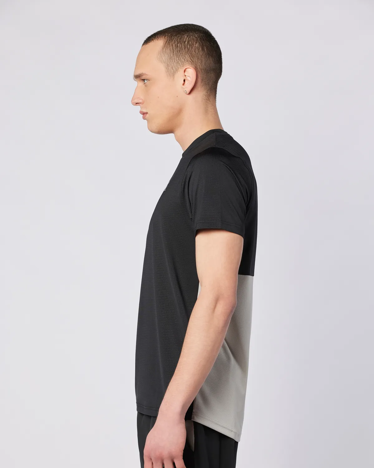 Siyah Midtown Tee Erkek Siyah-Gri Regular Fit Tişört