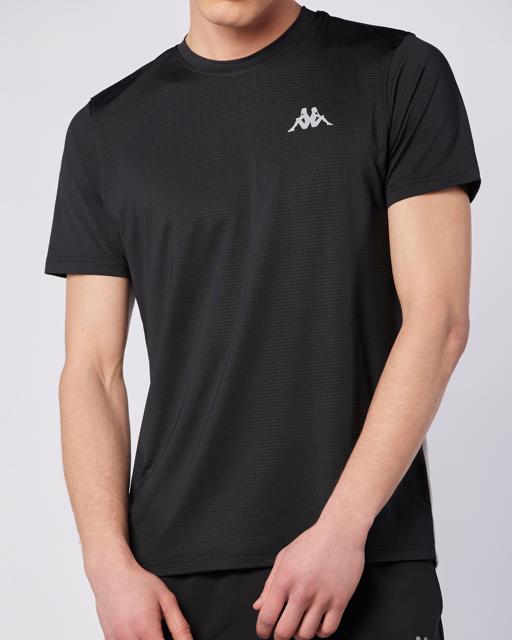 Siyah Midtown Tee Erkek Siyah-Gri Regular Fit Tişört - KAPPA® Türkiye