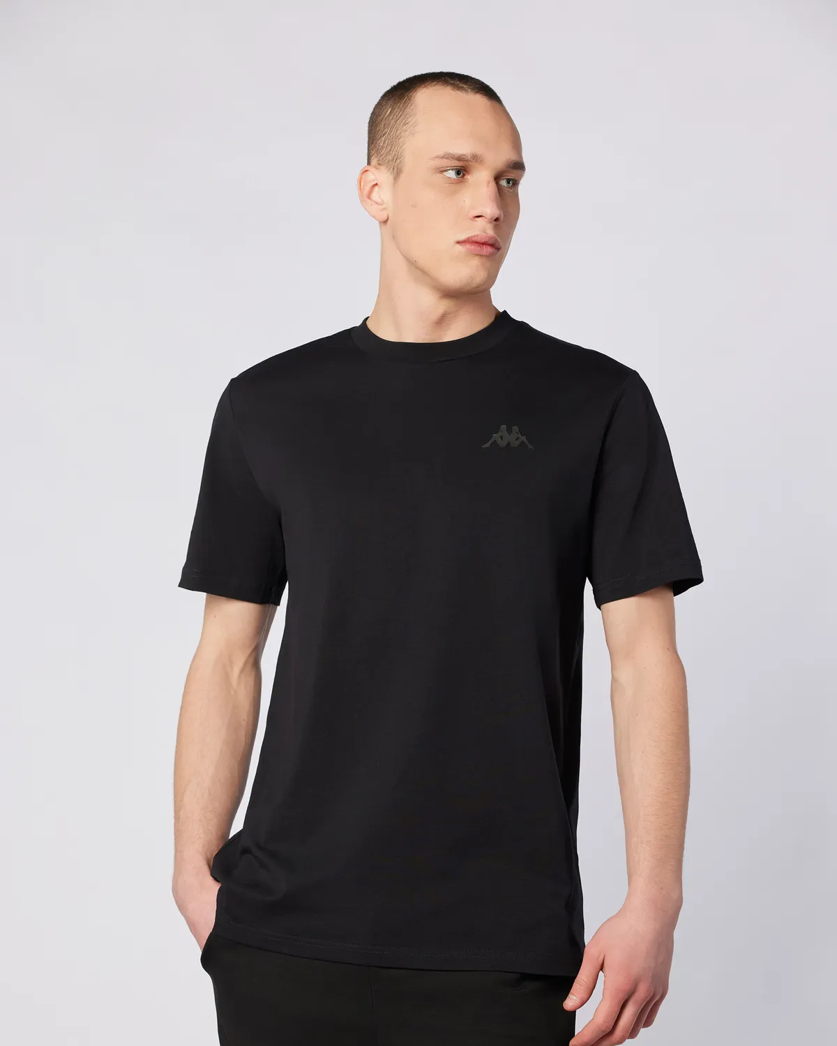 Siyah Sarey Tee Erkek Siyah Regular Fit Tişört