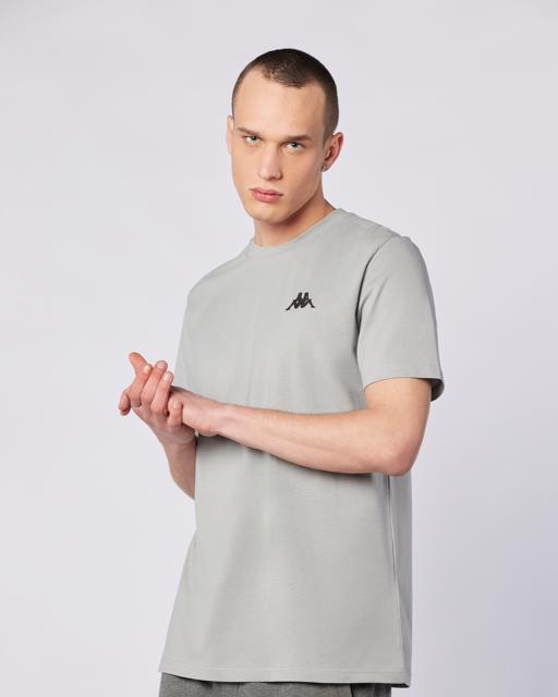 Gri Sarey Tee Erkek Gri Regular Fit Tişört - KAPPA® Türkiye