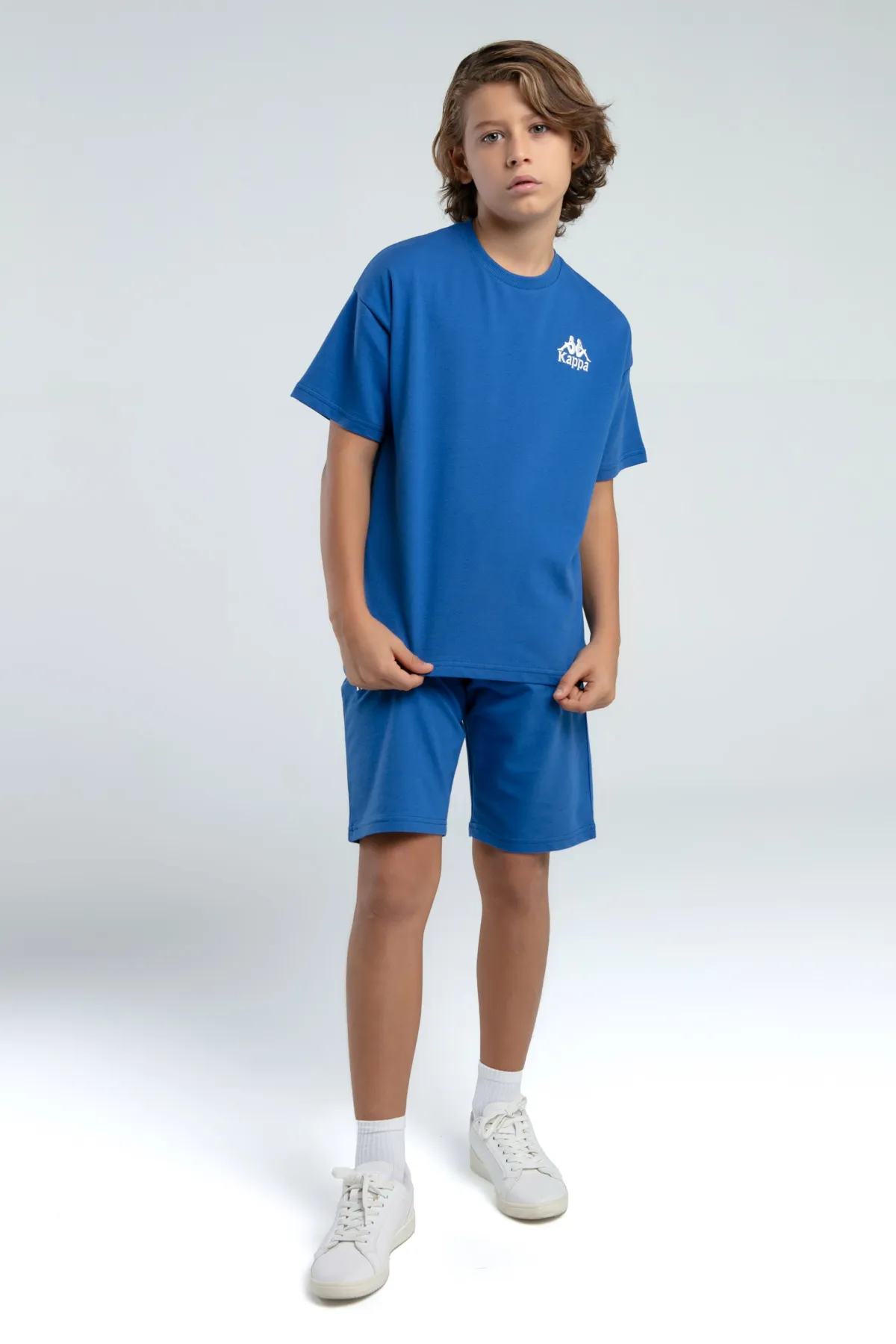 Mavi Authentic Keaton Erkek Çocuk Mavi Regular Fit Tişört Ve Şort Takım