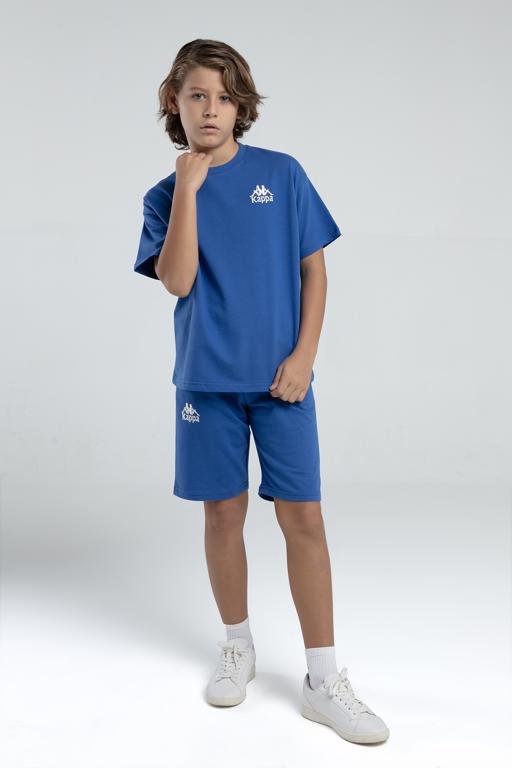 Mavi Authentic Keaton Erkek Çocuk Mavi Regular Fit Tişört Ve Şort Takım - KAPPA® Türkiye