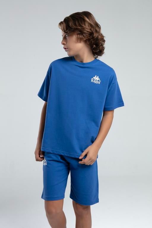 Mavi Authentic Keaton Erkek Çocuk Mavi Regular Fit Tişört Ve Şort Takım - KAPPA® Türkiye