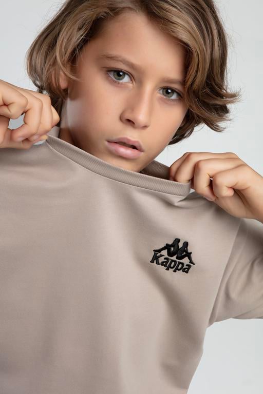 Bej Authentic Keaton Erkek Çocuk Bej Regular Tişört Ve Şort Takım - KAPPA® Türkiye