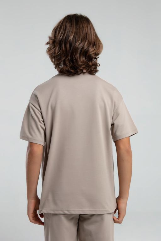 Bej Authentic Keaton Erkek Çocuk Bej Regular Tişört Ve Şort Takım - KAPPA® Türkiye