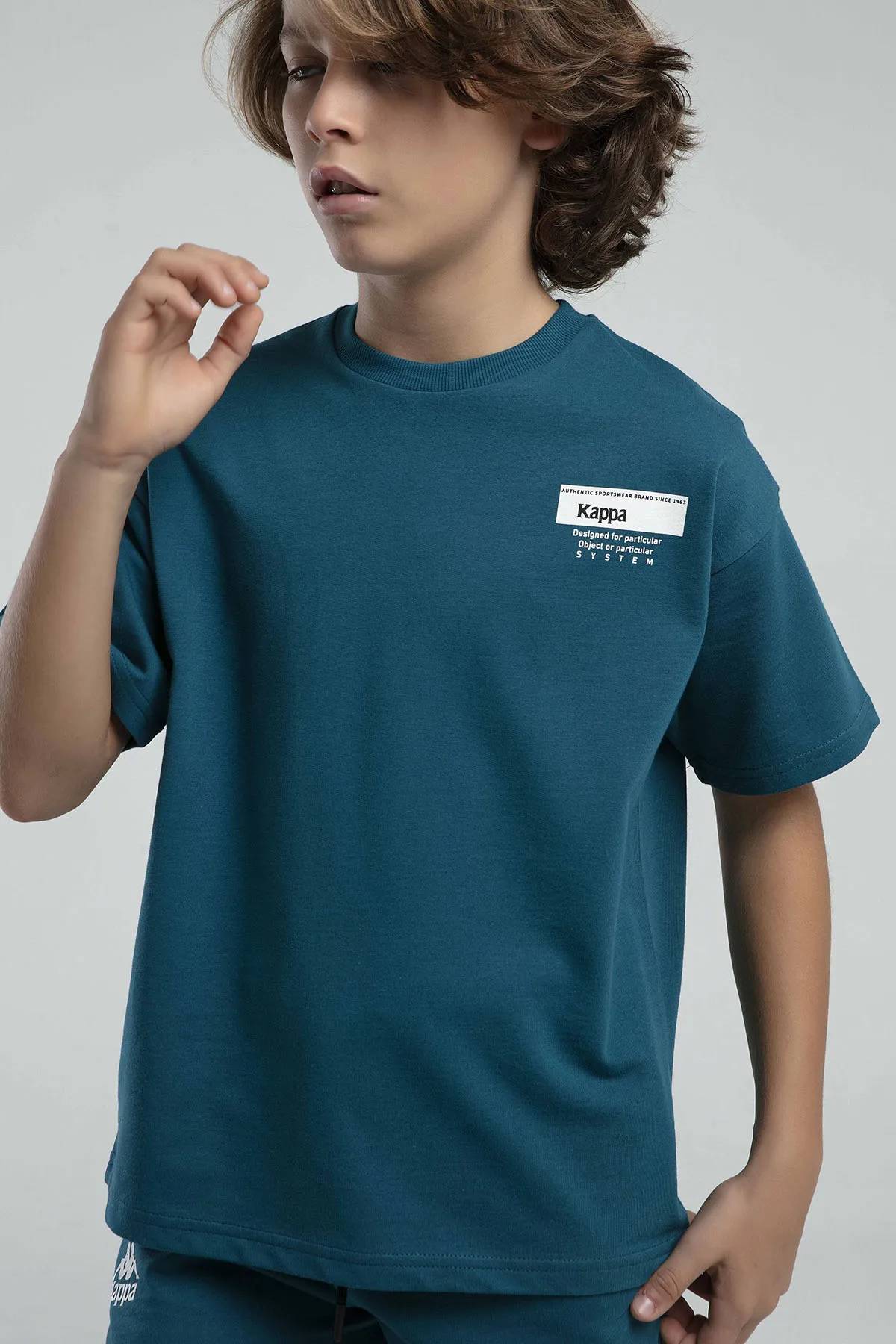 Yeşil Authentic Keegan Erkek Çocuk Yeşil Regular Fit Tişört Ve Şort Takım