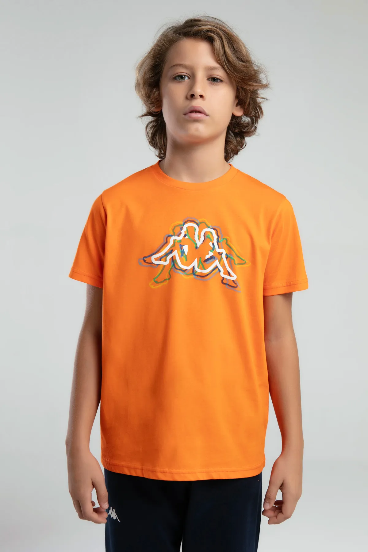 Turuncu Logo Jonathan Erkek Çocuk Koyu Turuncu Regular Fit Tişört