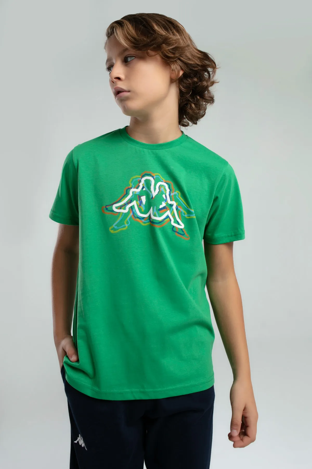 Yeşil Logo Jonathan Erkek Çocuk Yeşil Regular Fit Tişört