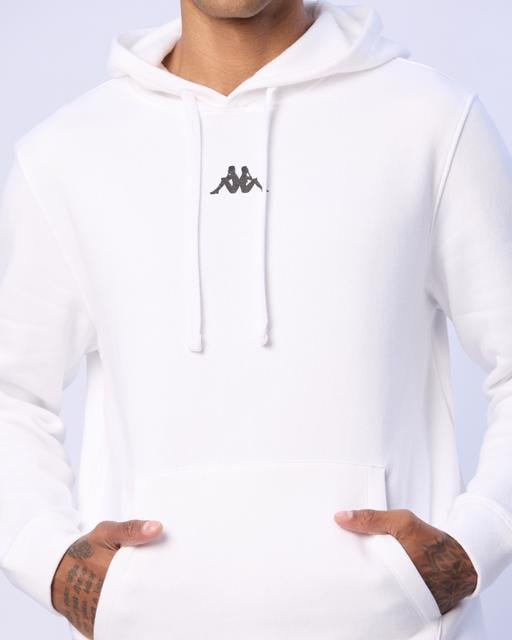 Beyaz Palmir Erkek Beyaz Regular Fit Hoodie - KAPPA® Türkiye
