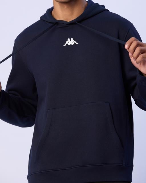 Siyah Palmir Erkek Antrasit Regular Fit Hoodie - KAPPA® Türkiye