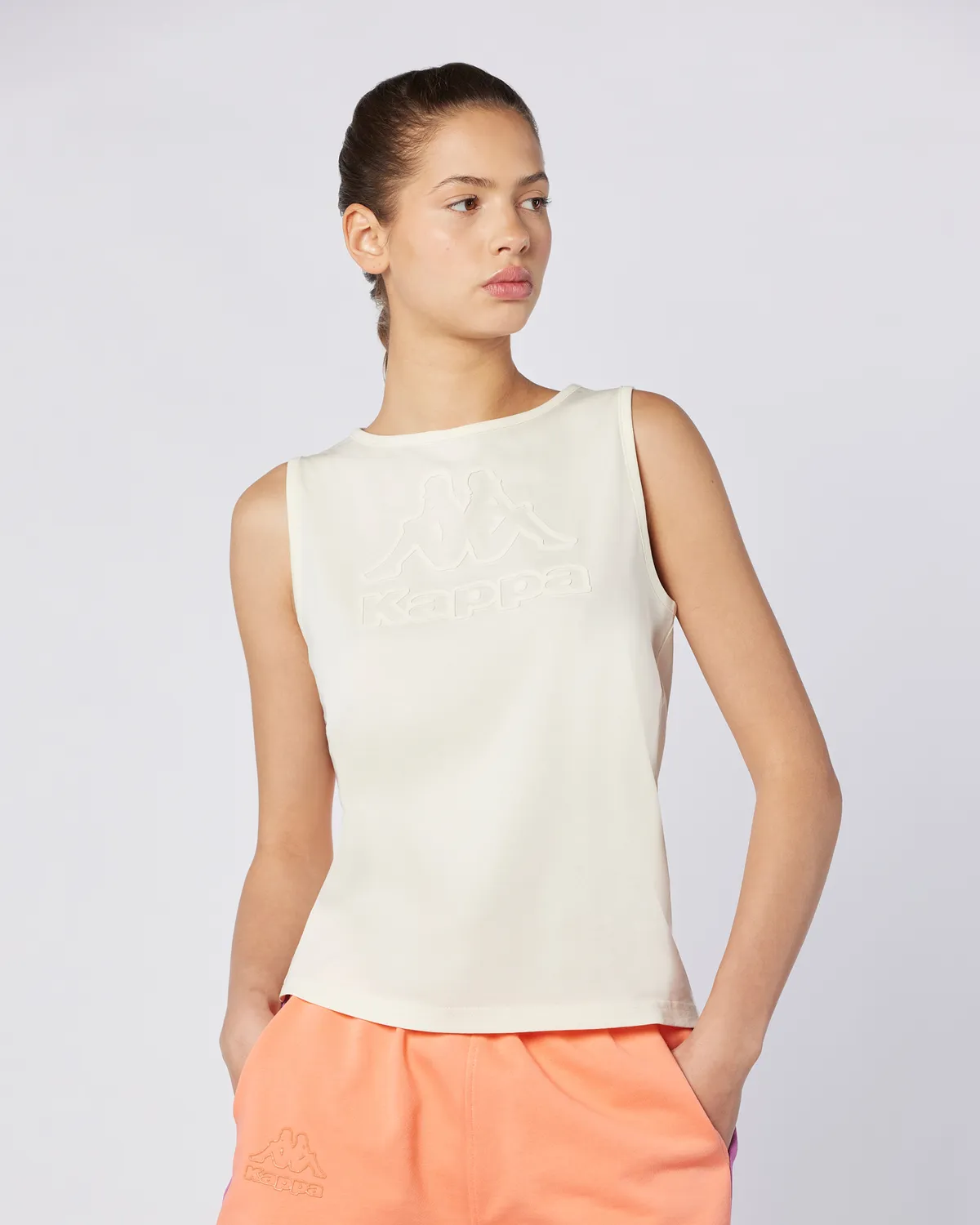 Beyaz Gria Tur Kadın Beyaz Regular Fit Atlet