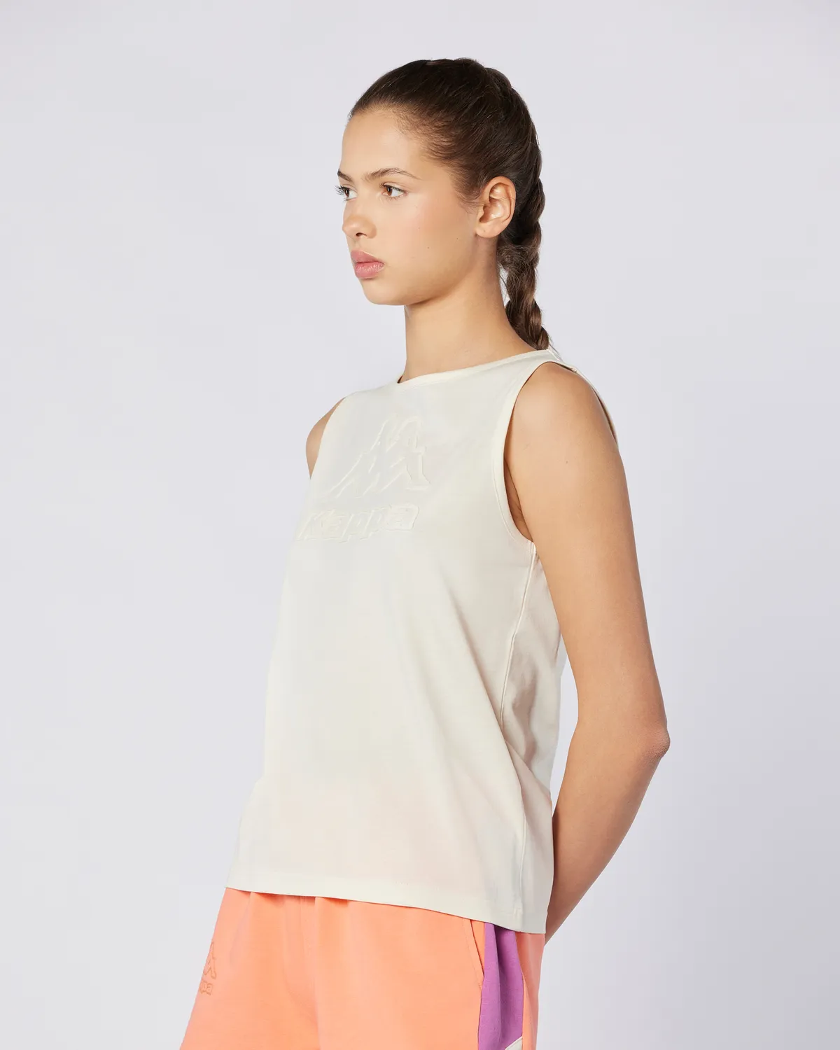 Beyaz Gria Tur Kadın Beyaz Regular Fit Atlet