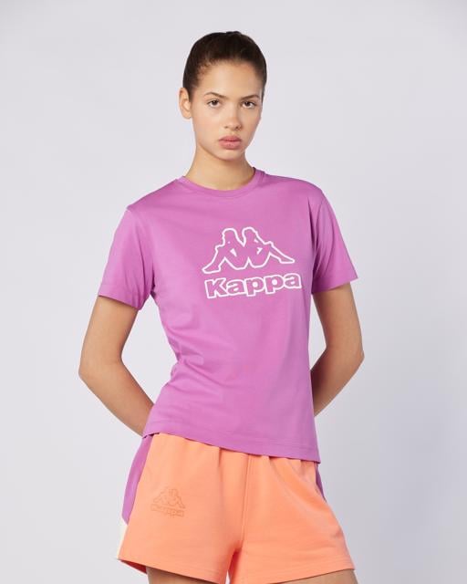 Mor Gioco Tur Kadın Lila Regular Fit Tişört - KAPPA® Türkiye