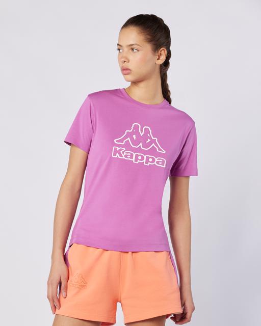 Mor Gioco Tur Kadın Lila Regular Fit Tişört - KAPPA® Türkiye