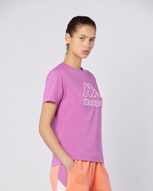 Mor Gioco Tur Kadın Lila Regular Fit Tişört - KAPPA® Türkiye