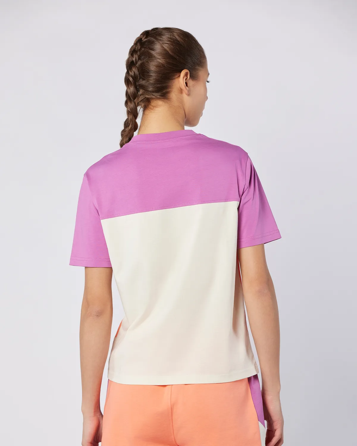 Pembe Giusa Tur Kadın Somon Regular Fit Tişört