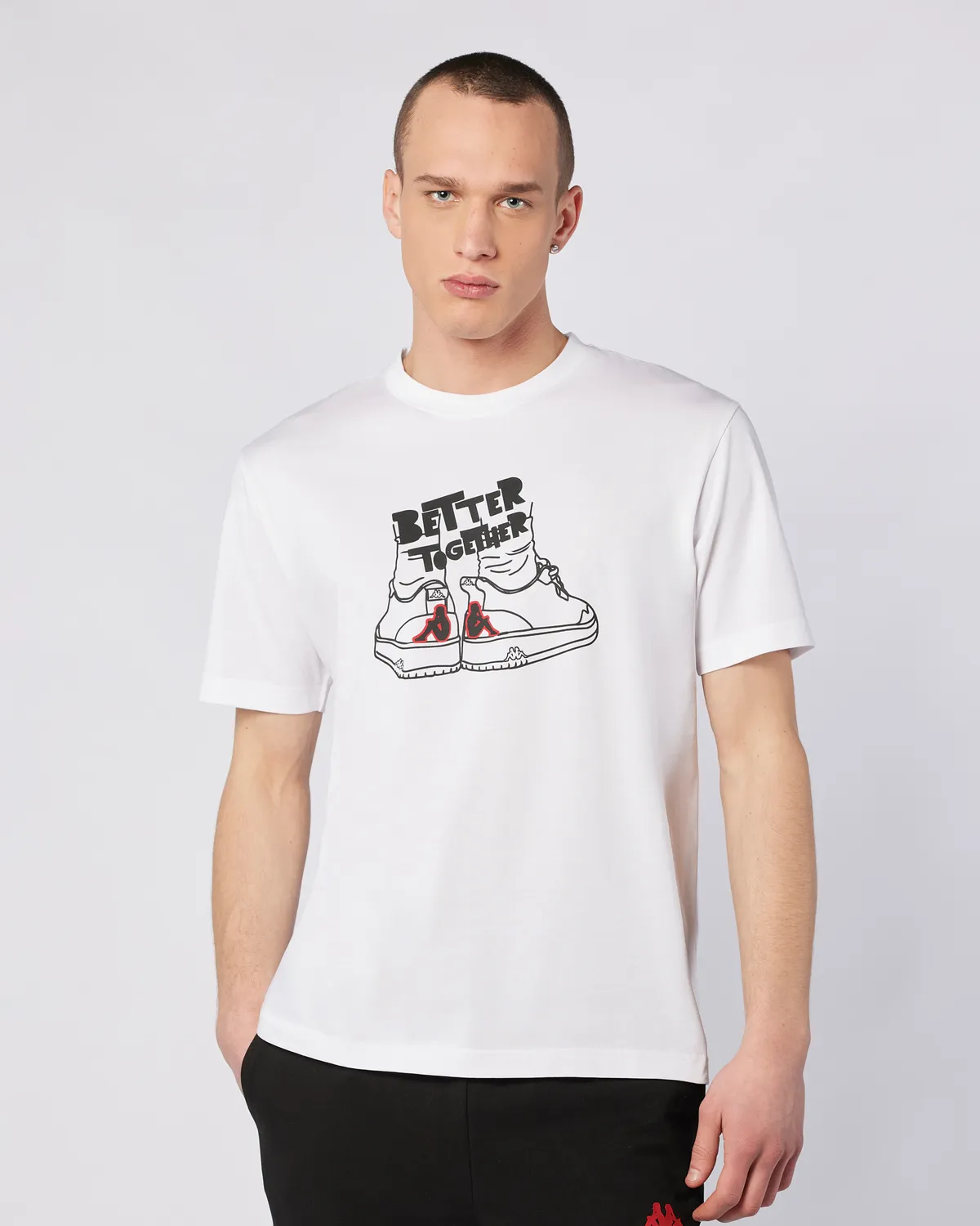 Beyaz Glabu Tur Erkek Beyaz Regular Fit Tişört