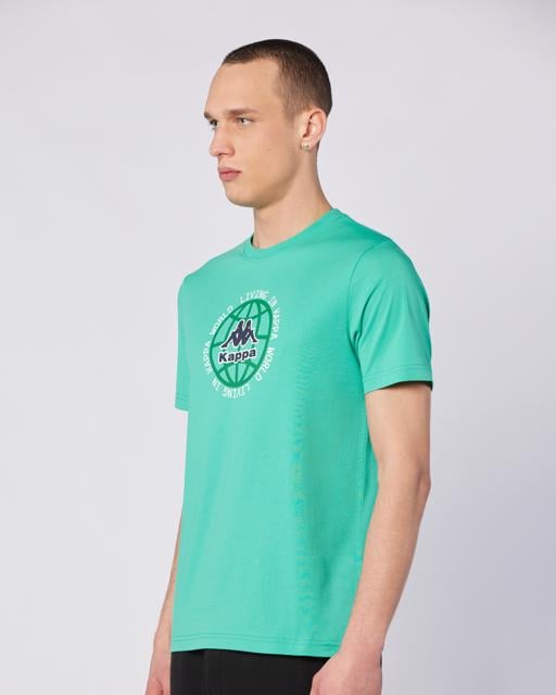 Yeşil Gunno Tur Erkek Yeşil Regular Fit Tişört - KAPPA® Türkiye