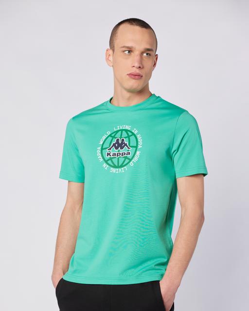 Yeşil Gunno Tur Erkek Yeşil Regular Fit Tişört - KAPPA® Türkiye