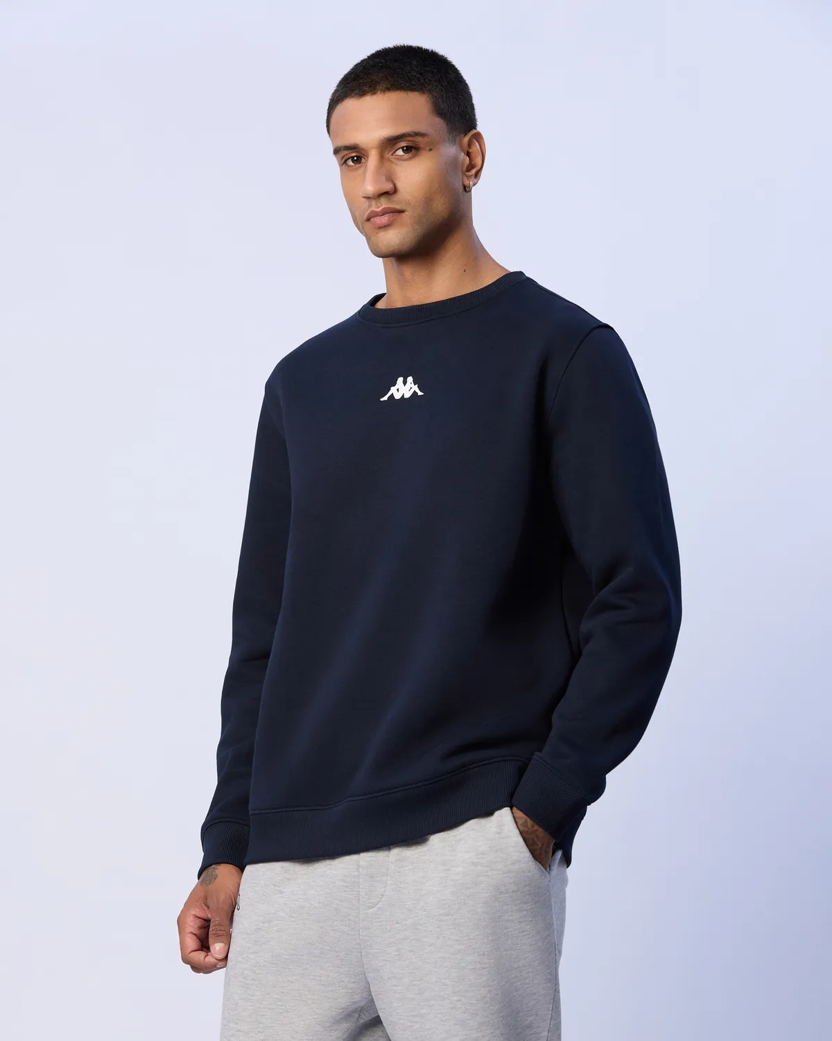 Siyah Piero Erkek Antrasit Regular Fit Sweatshirt