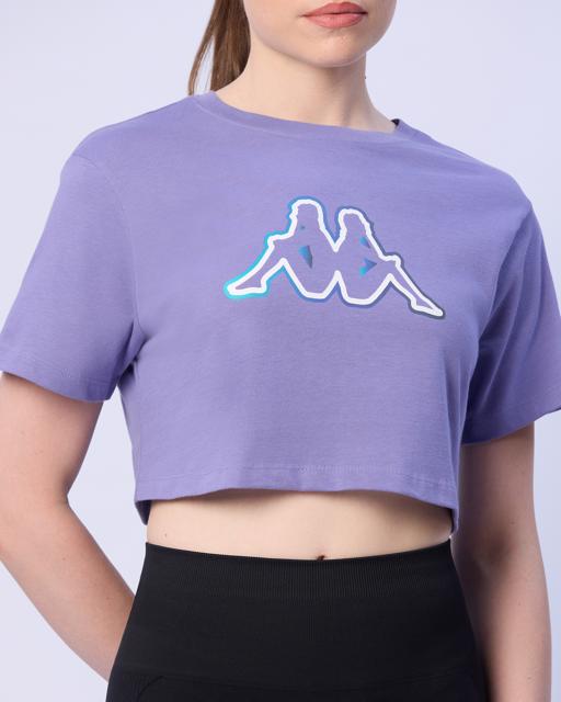 Mor Lily Kadın Lila Regular Fit Tişört - KAPPA® Türkiye