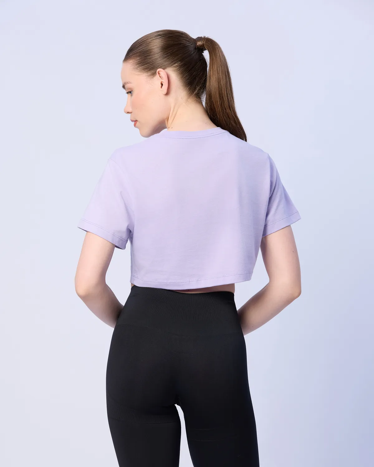 Mor Lily Kadın Mor Regular Fit Tişört