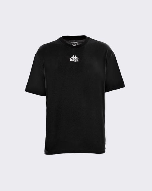 Siyah Denis Erkek Siyah Oversize Fit Tişört - KAPPA® Türkiye