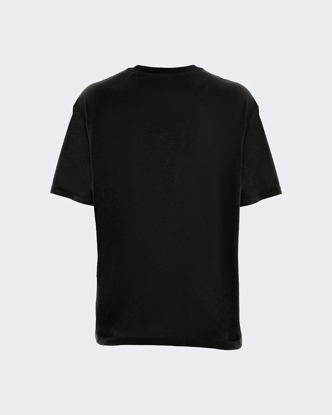 Siyah Denis Erkek Siyah Oversize Fit Tişört