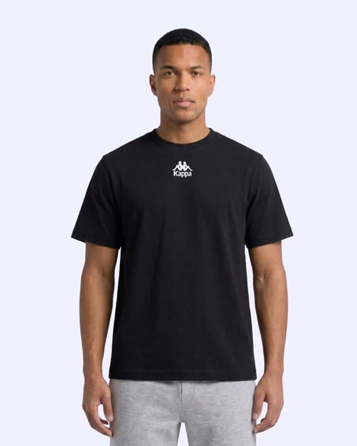 Siyah Denis Erkek Siyah Oversize Tişört - KAPPA® Türkiye
