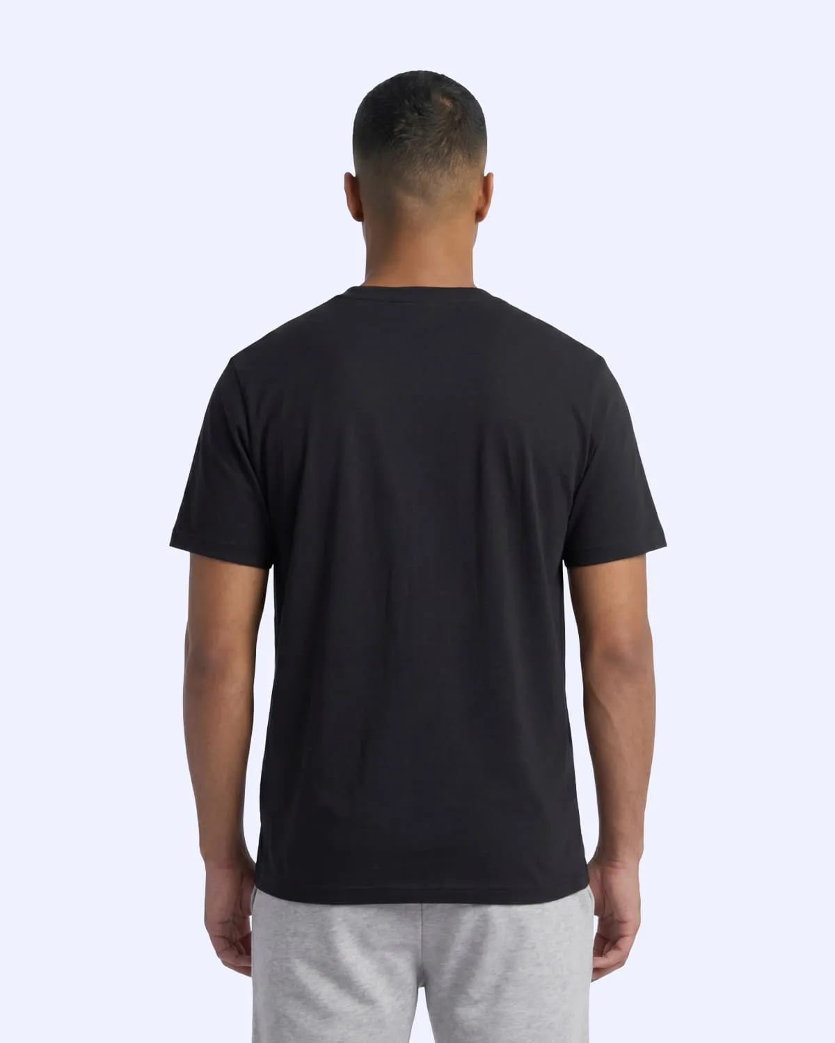 Siyah Denis Erkek Siyah Oversize Tişört