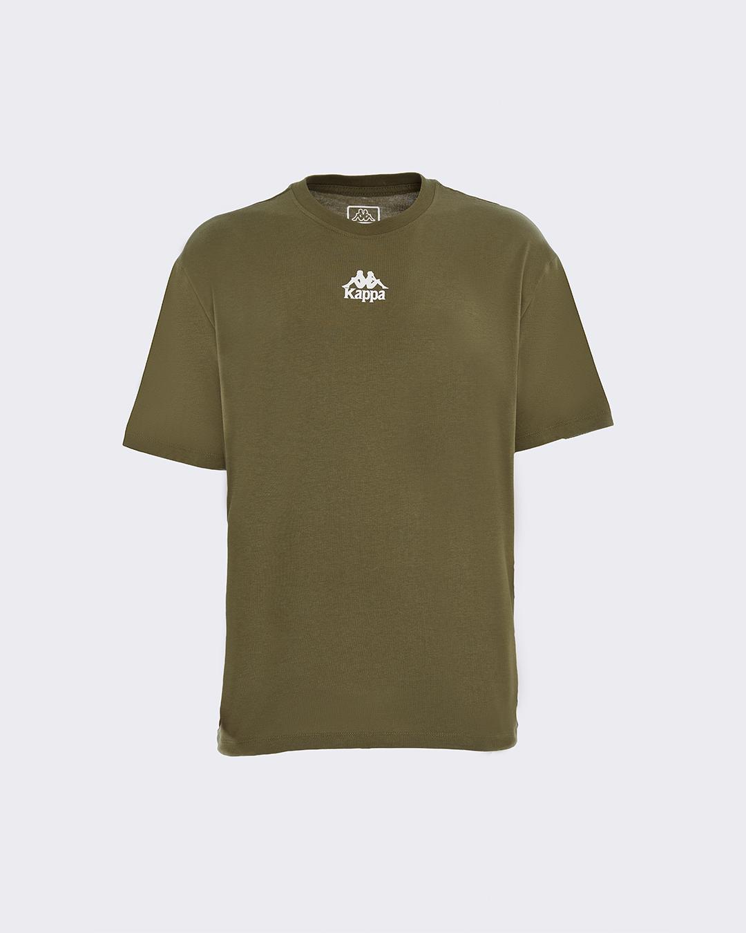 Denis Erkek Yeşil Oversize Fit Tişört | KAPPA® Türkiye