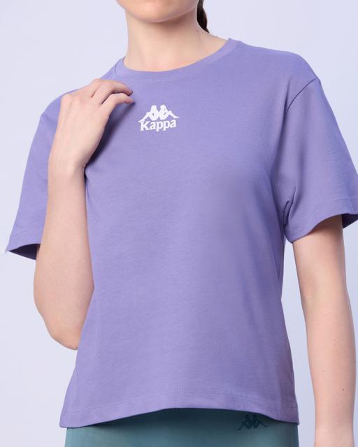 Mor Lisa Kadın Lila Regular Fit Tişört - KAPPA® Türkiye
