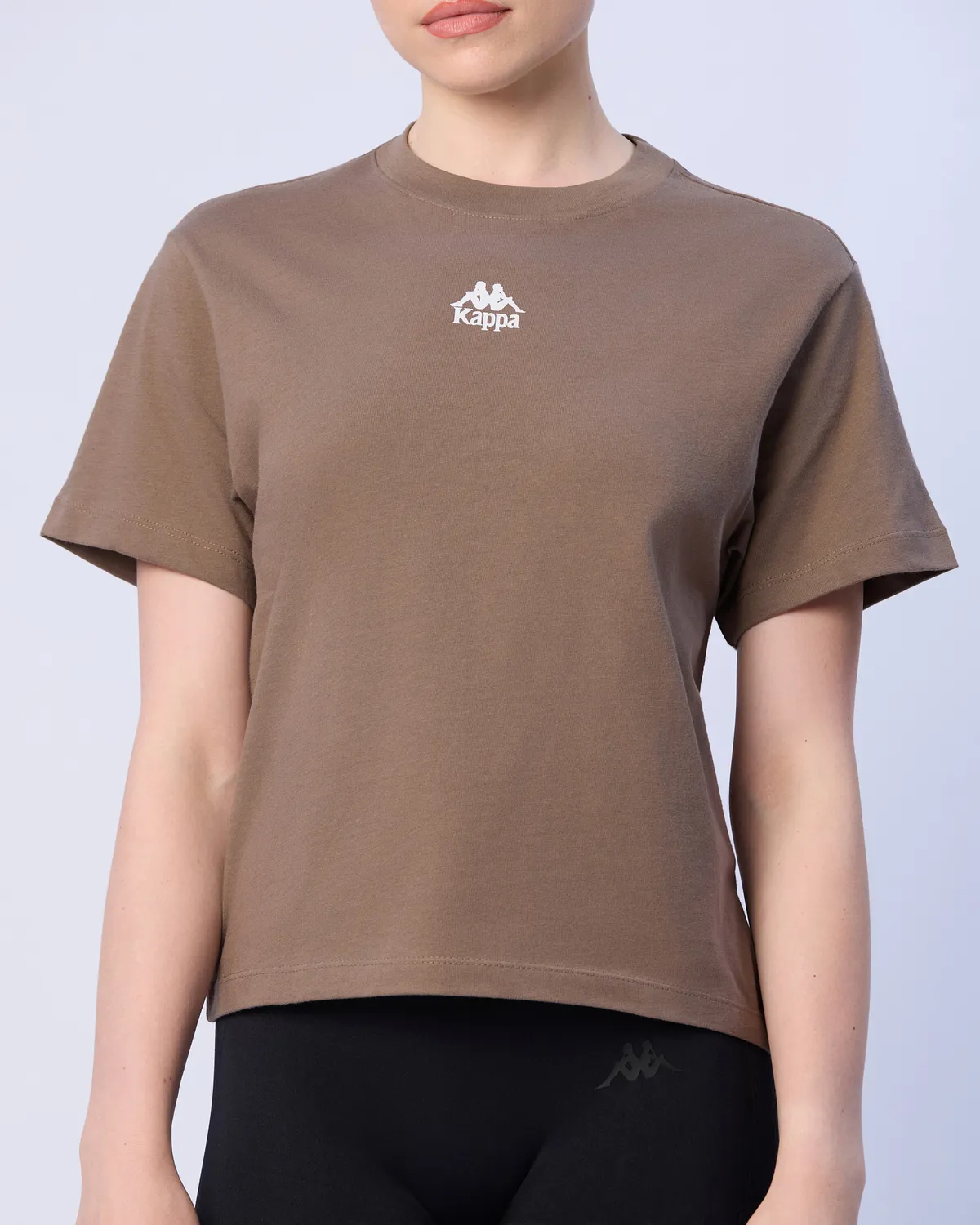 Kahverengi Lisa Kadın Kahverengi Regular Fit Tişört
