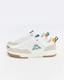 Manis Erkek Beyaz-Yeşil Regular Fit Sneaker