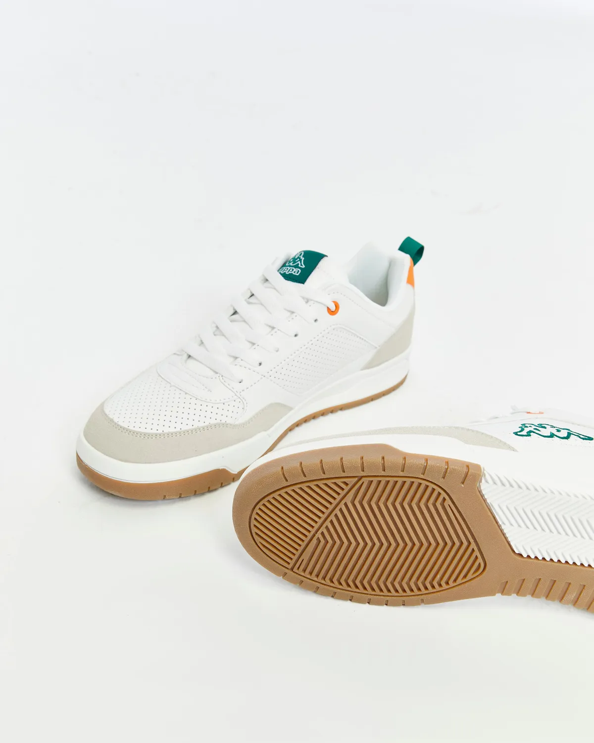 Beyaz Manis Erkek Beyaz-Turuncu Regular Fit Sneaker