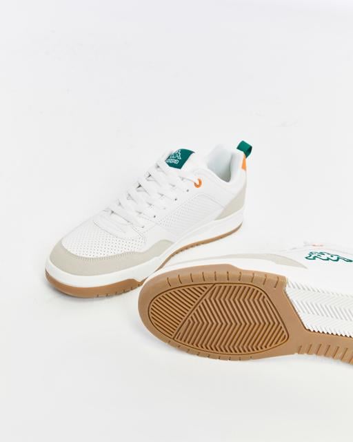 Beyaz Manis Erkek Beyaz-Turuncu Regular Fit Sneaker - KAPPA® Türkiye