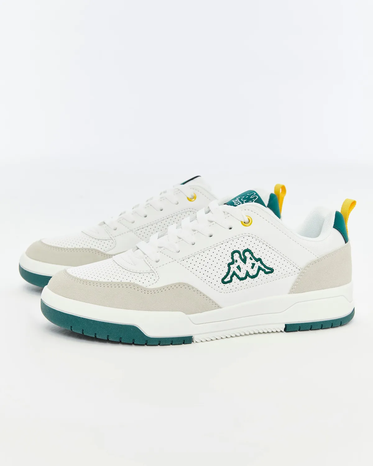 Beyaz Manis Erkek Beyaz-Yeşil Regular Fit Sneaker