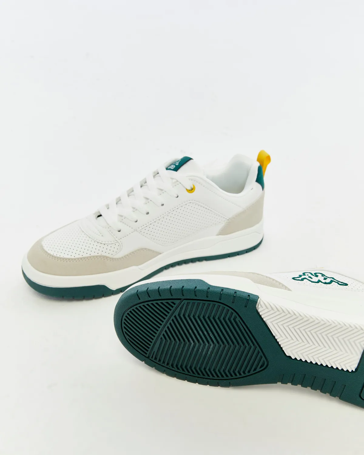 Beyaz Manis Erkek Beyaz-Yeşil Regular Fit Sneaker