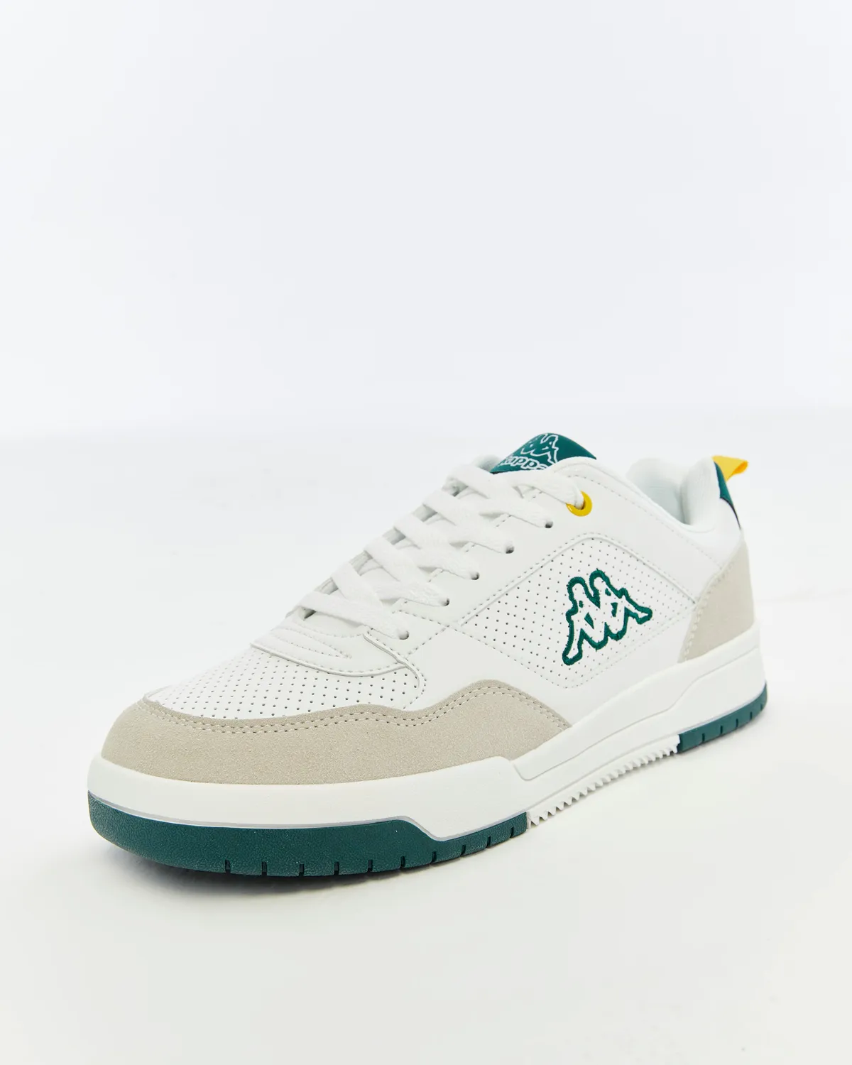 Beyaz Manis Erkek Beyaz-Yeşil Regular Fit Sneaker