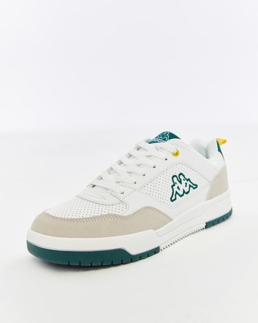 Beyaz Manis Erkek Beyaz-Yeşil Regular Fit Sneaker - KAPPA® Türkiye